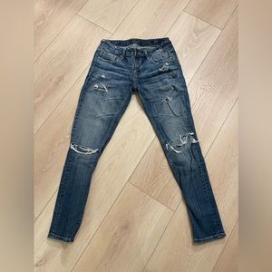 Vigoss Distressed Straight Leg Jeans from Nordstrom - 27